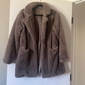 Blank NYC fur coat